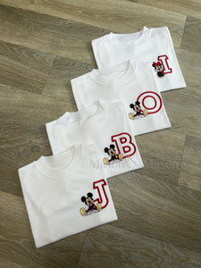 DISNEY - Mickey/ Minnie Varsity T shirt