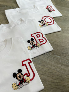 DISNEY - Mickey/ Minnie Varsity T shirt