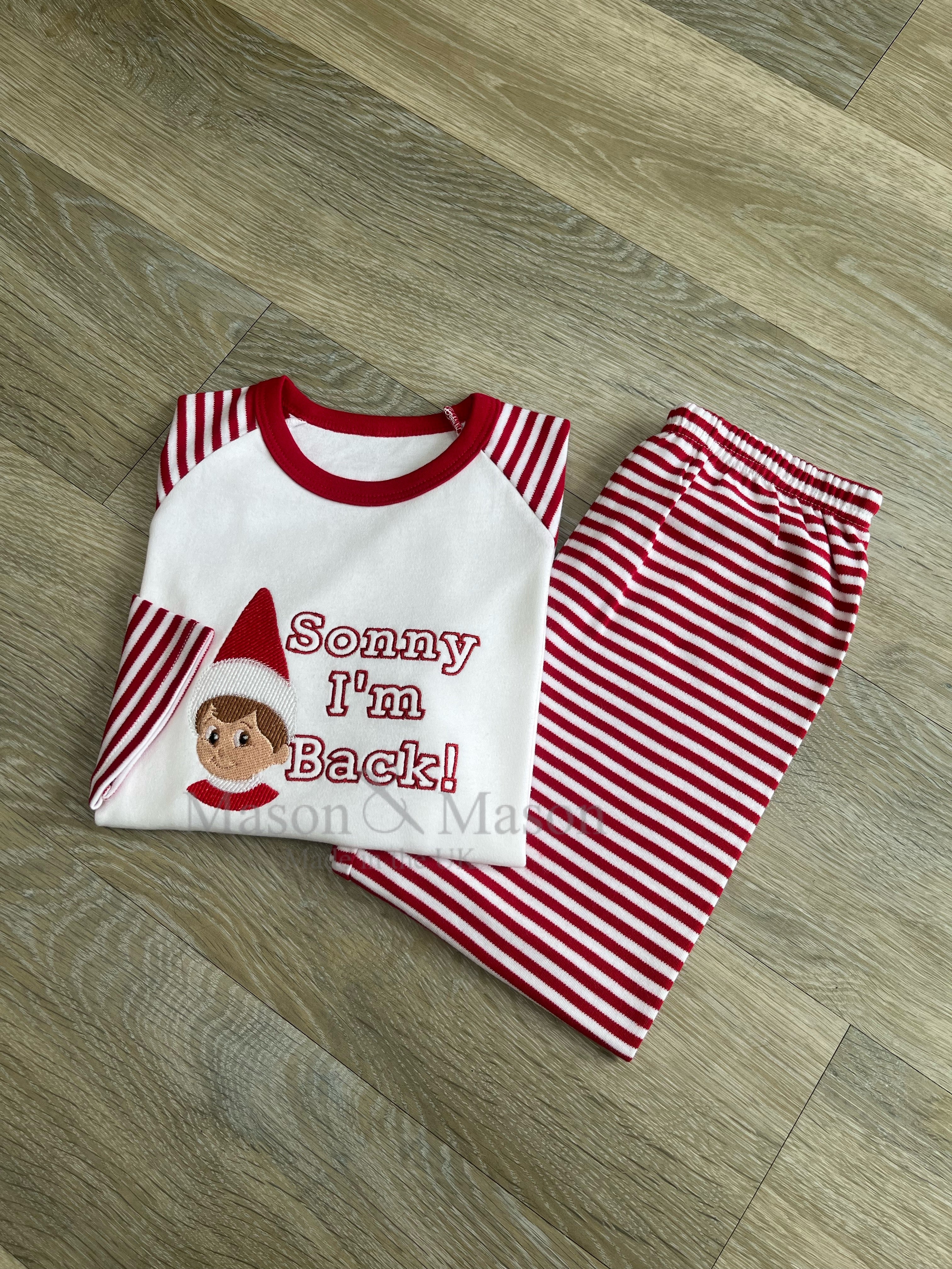 Elf On The Shelf Christmas PJs