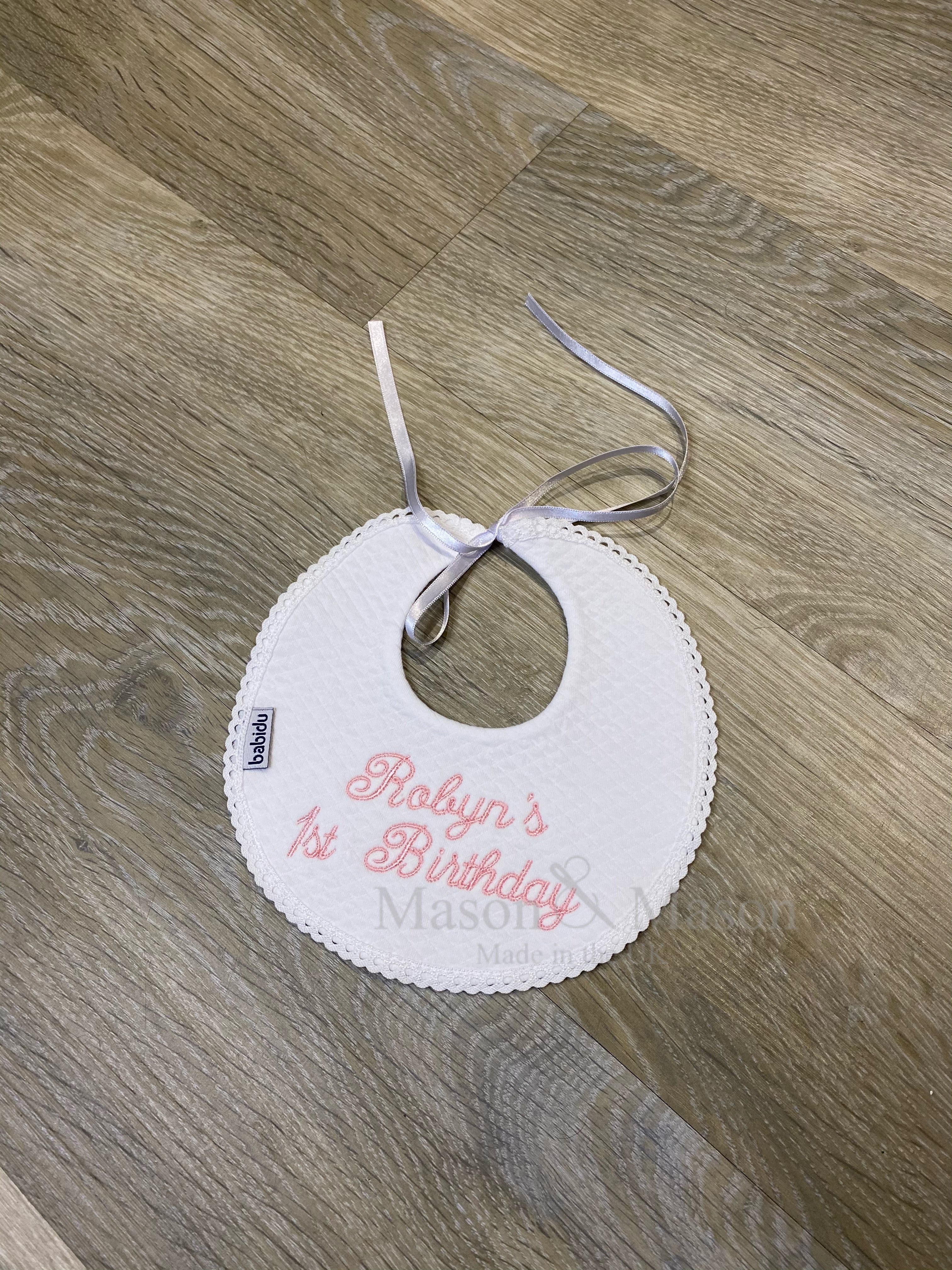 Personalised Birthday Babidu Bib