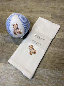 Mr/ Mrs Bear Muslin Square