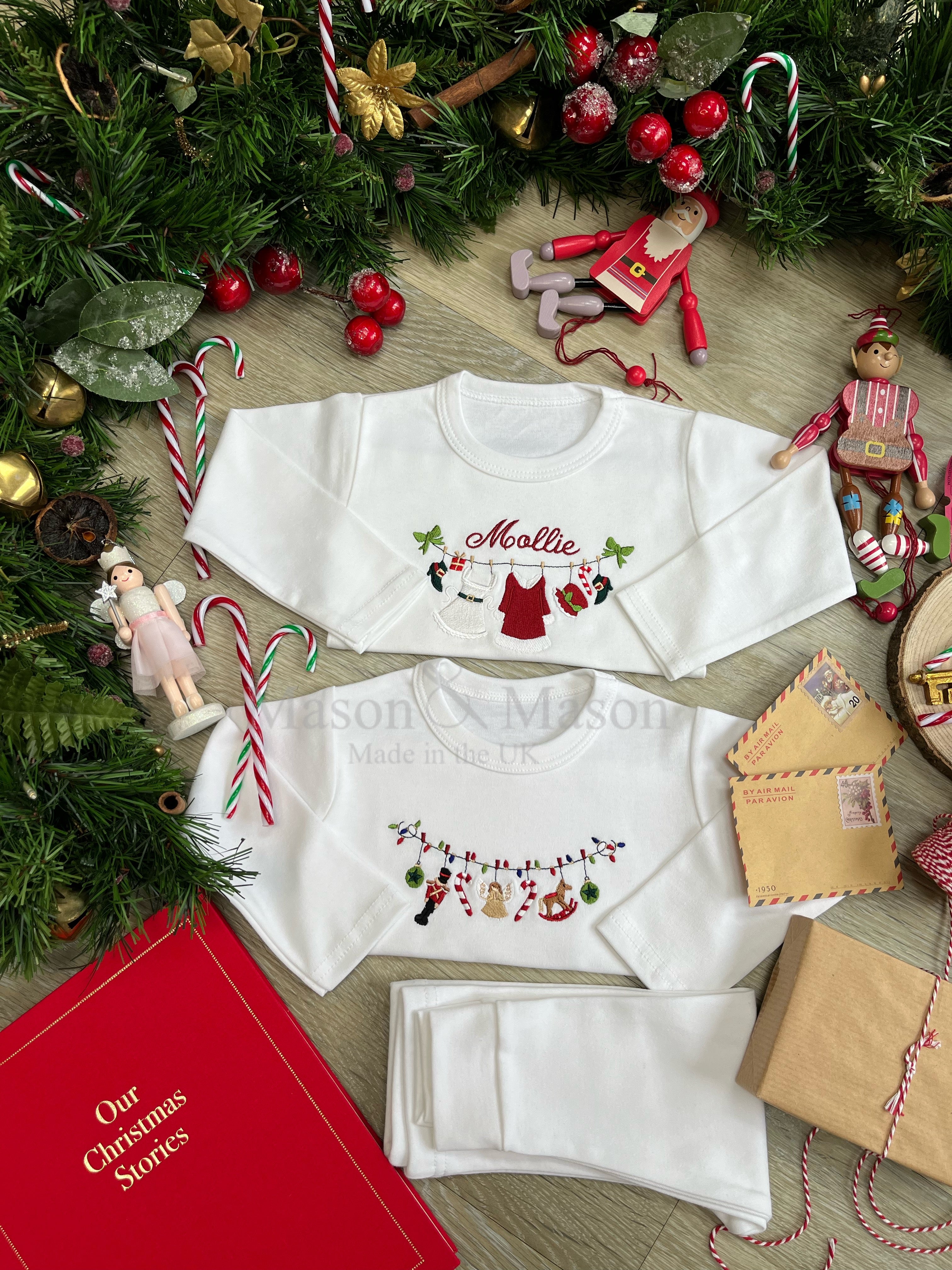 Clothesline Christmas PJs