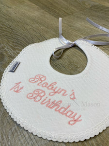 Personalised Birthday Babidu Bib