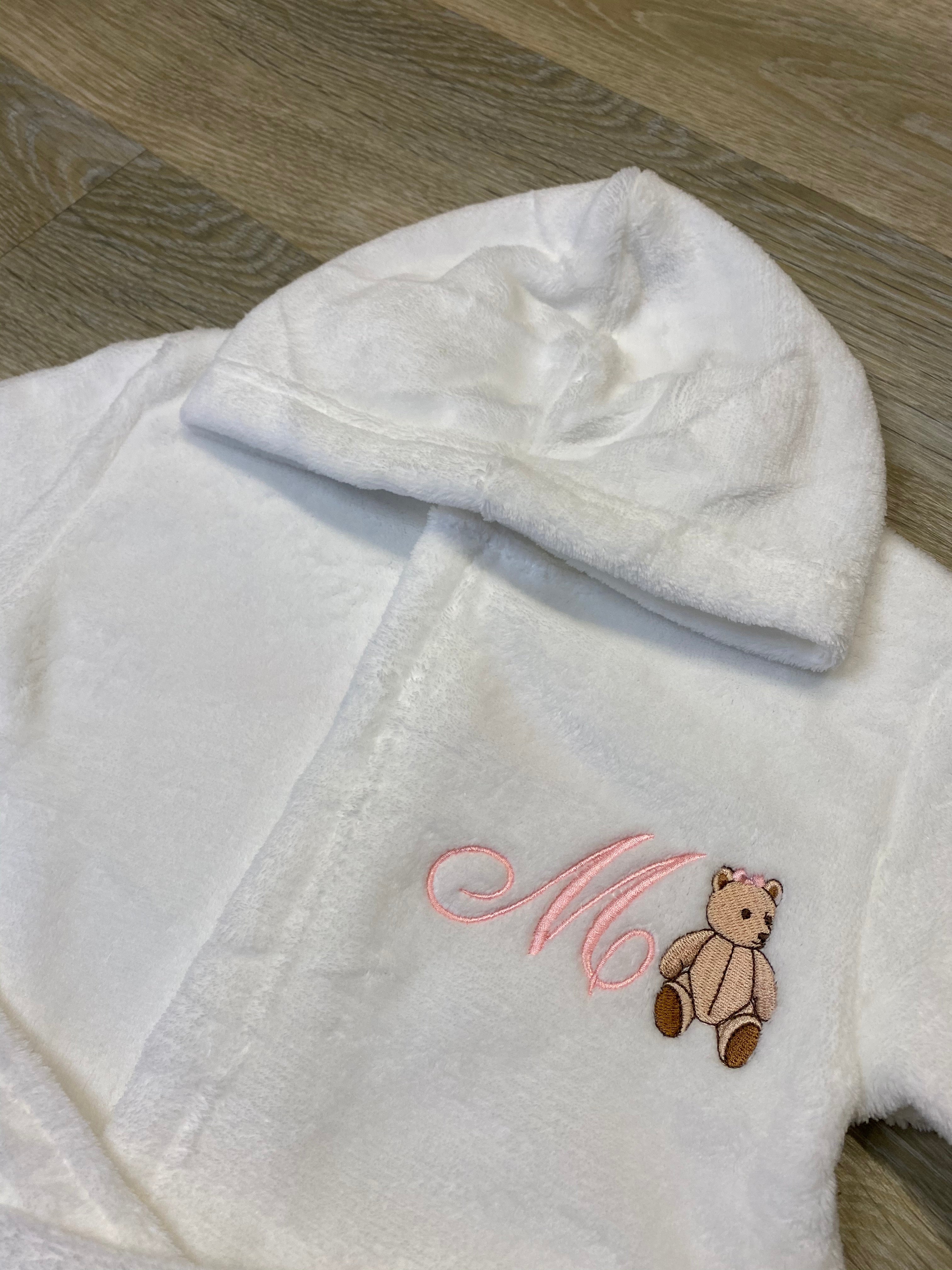 Mr/ Mrs Bear Large Initial Dressing Gown