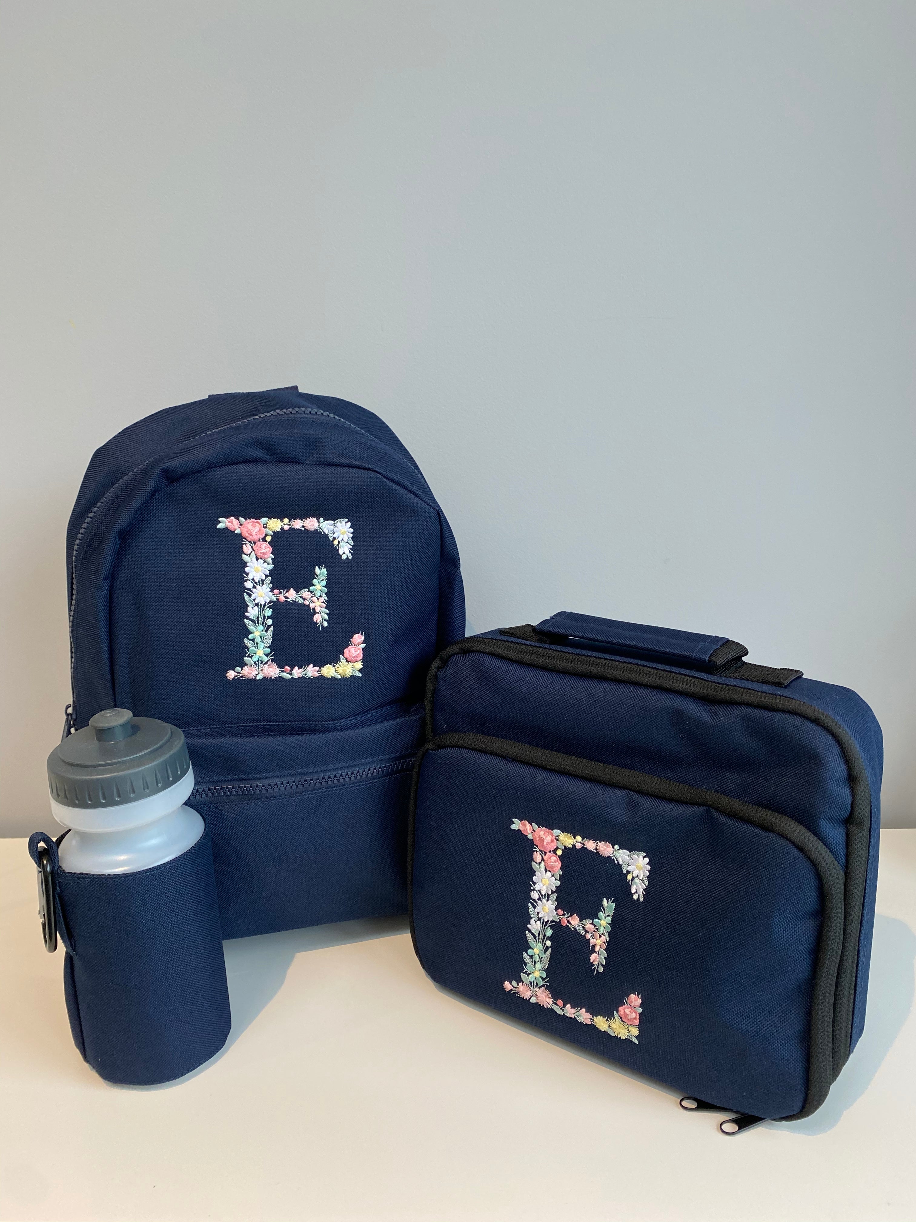 Floral Initial Lunch Cooler