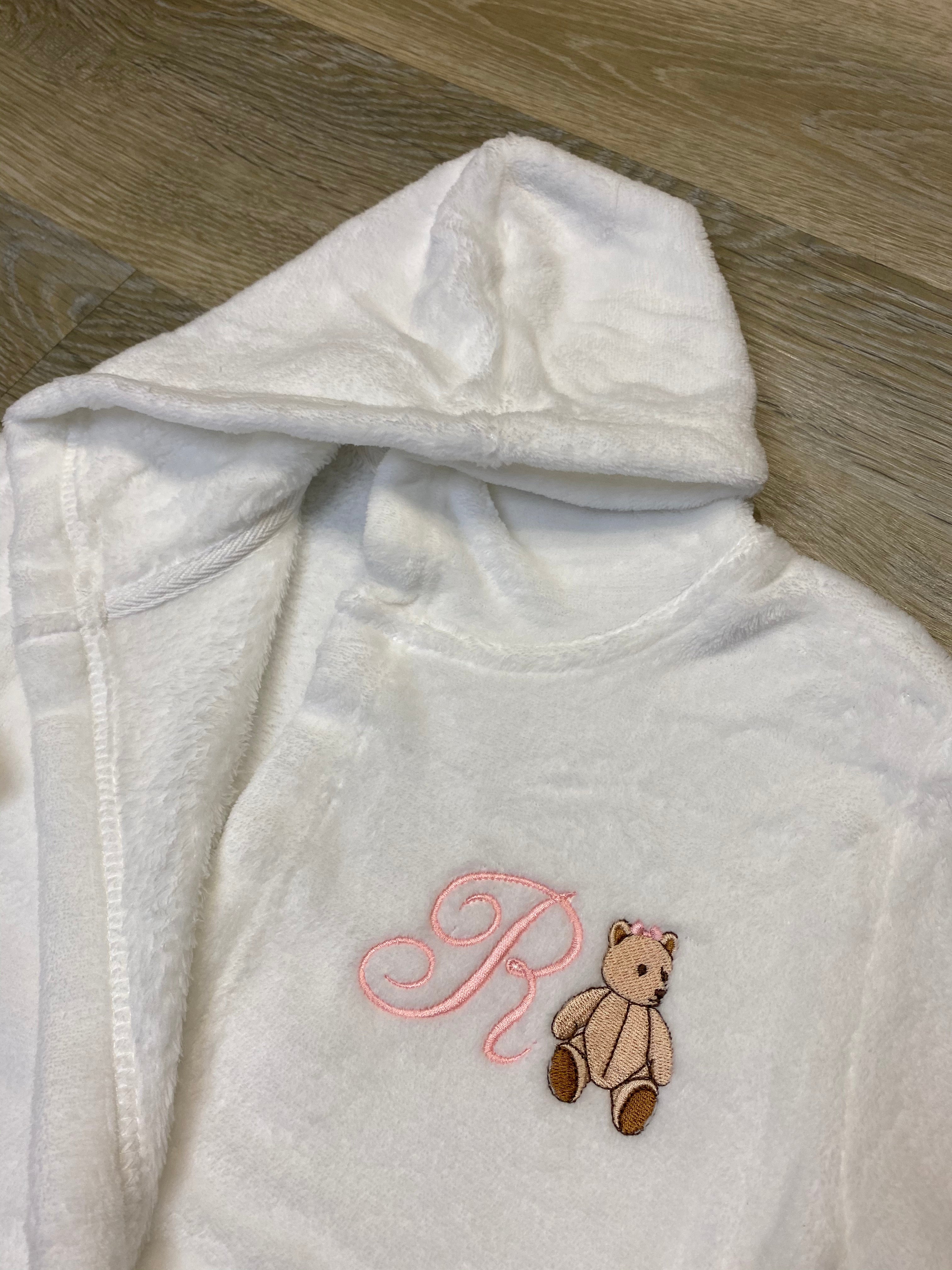 Mr/ Mrs Bear Large Initial Dressing Gown