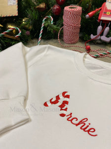 Candy Cane Sweatshirt