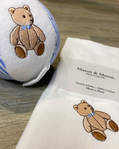 Mr/ Mrs Bear Muslin Square