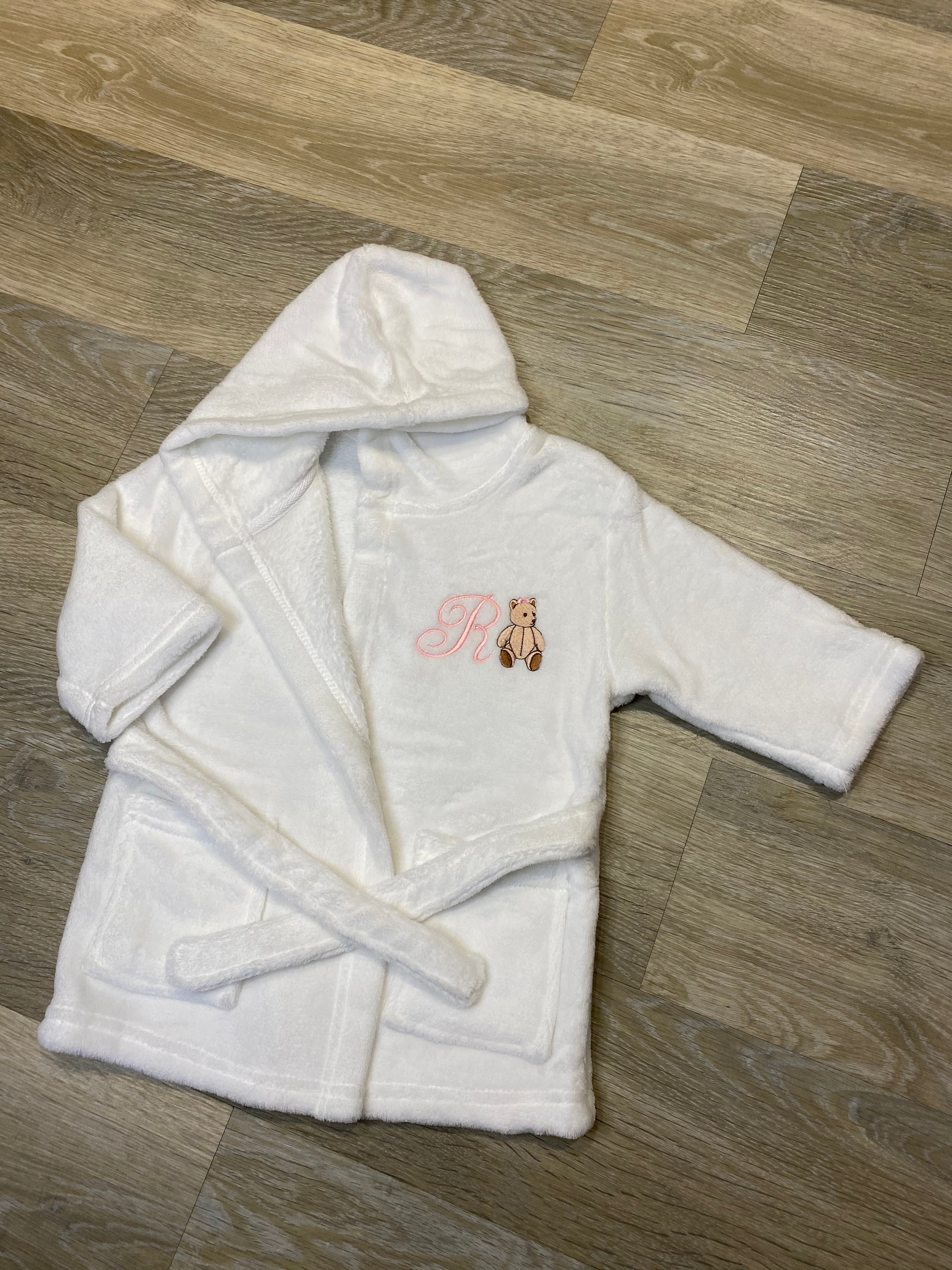 Mr/ Mrs Bear Large Initial Dressing Gown