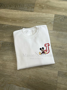 DISNEY - Mickey/ Minnie Varsity Sweatshirt