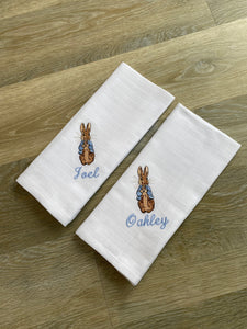 Peter/ Flopsy Rabbit Muslin Square