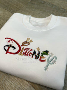 DISNEY - Christmas Disney Font Sweatshirt