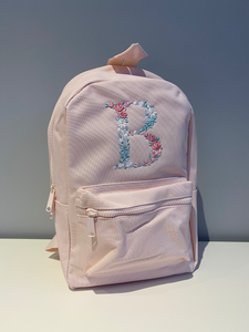 Floral Initial Back Pack
